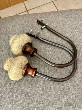 Drapery Holder Decorative Curtain Holdbacks Set of 2‎